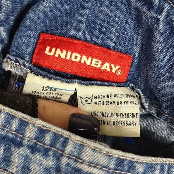 Union Bay Overall Jean Shorts - Picture 5 of 6